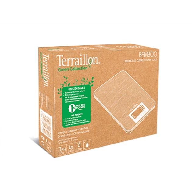 Le moins cher ⭐ Balance de Cuisine Bamboo Terraillon 💯 2 Le moins cher ⭐ Balance de Cuisine Bamboo Terraillon 💯 – Image 2