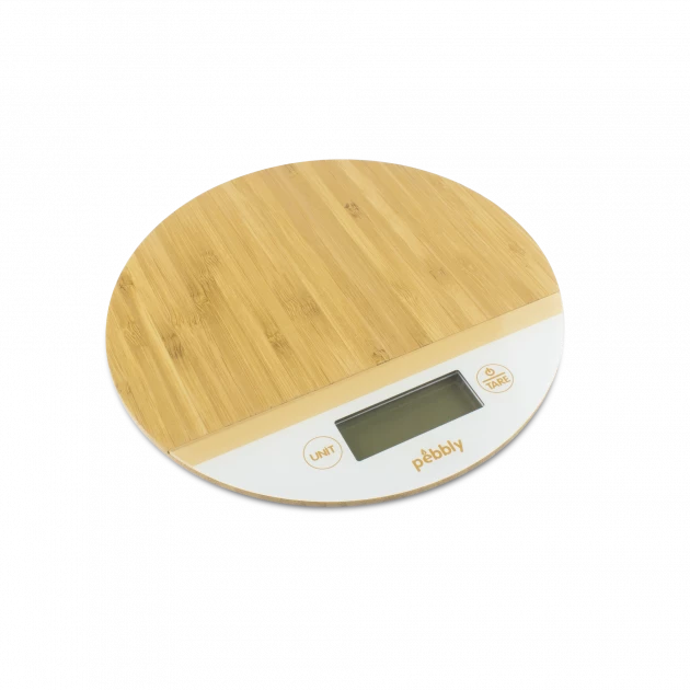 Le moins cher ⭐ Balance de Cuisine Bambou Rond Blanc Ø19 cm Pebbly 🎉 1 Le moins cher ⭐ Balance de Cuisine Bambou Rond Blanc Ø19 cm Pebbly 🎉