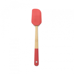 Coupon 👏 Maryse Silicone et Bambou 28 cm Rouge Pebbly 🔔